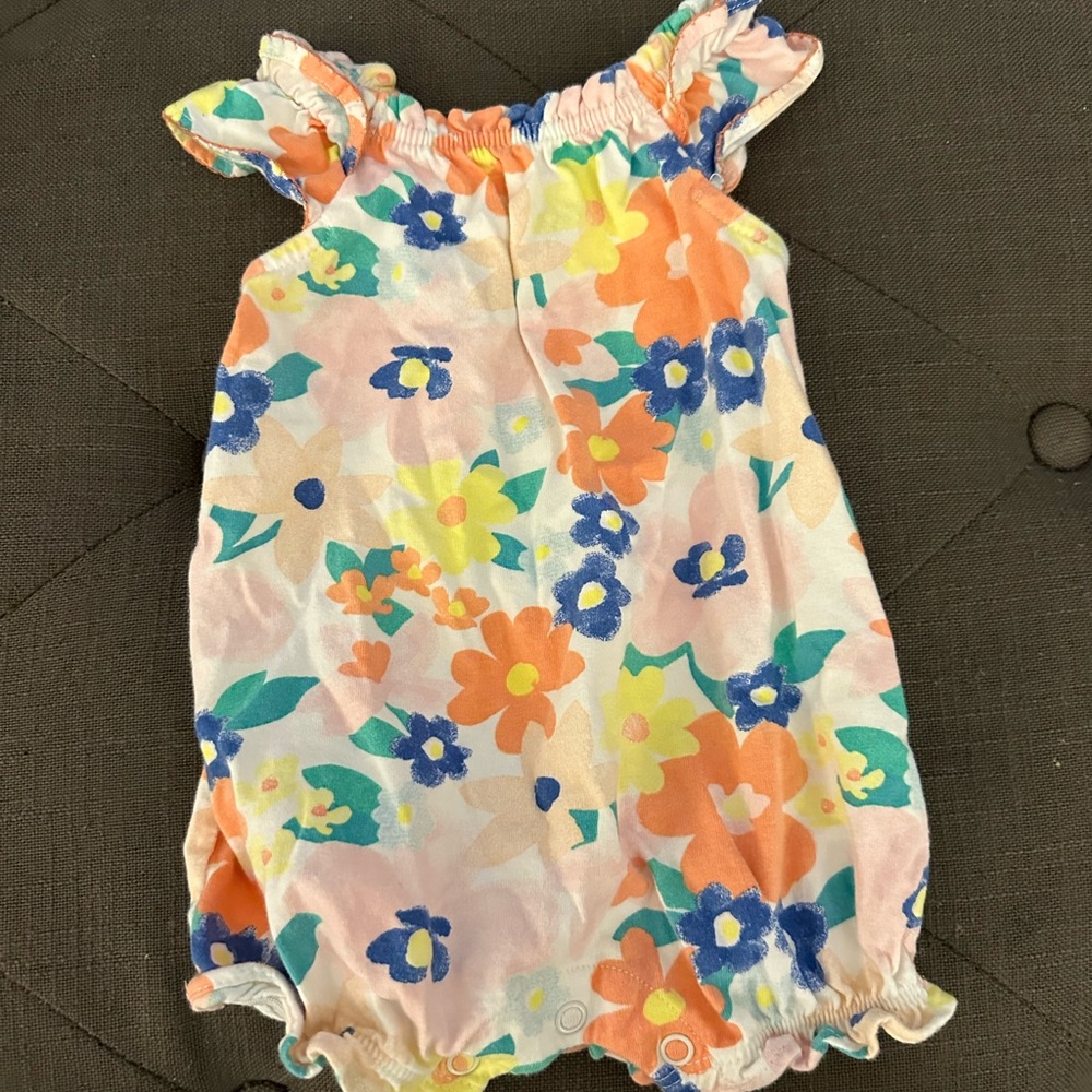 Floral Baby Romper